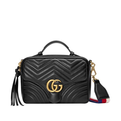 Gucci GG Marmont matelasse top handle bag 498100